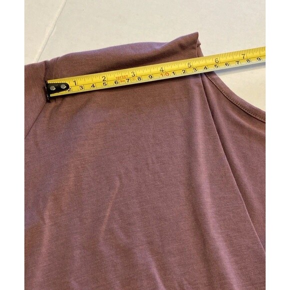 Maternity Womens 3X Empire MAXI Dress Mauve 3/4 Sleeve Spring Formal Casual NWT - Picture 10 of 12